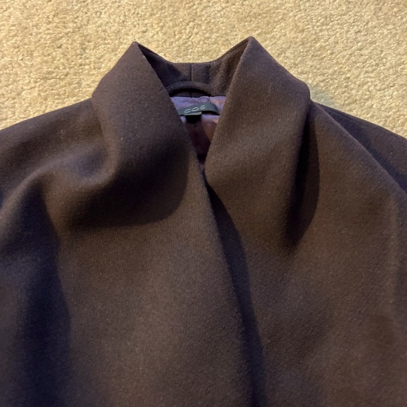 COS Jackets & Coats Wool Blend Coat By Cos In Deep Eggplant Poshmark